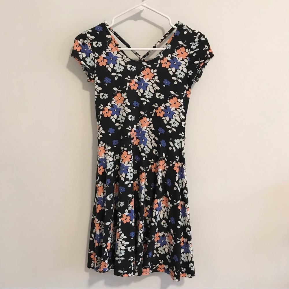 Aeropostale Floral Skater Dress